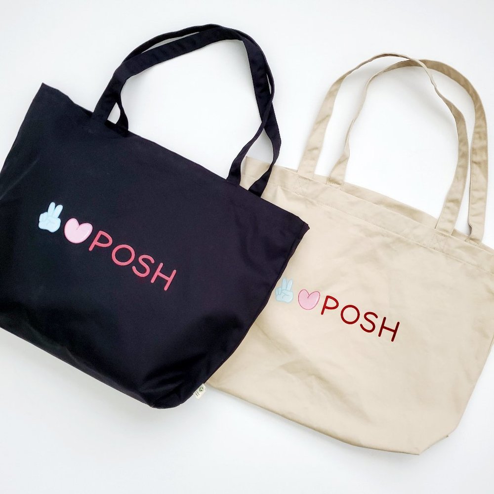 LB003Tote Organic Earth Friendly Poshmark Reusable Recyclable Tote [Price Firm] - Picture 7 of 13